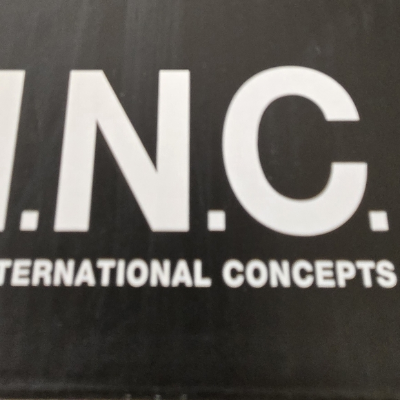 INC International Concepts Glossy Black Ankle Boots - Picture 7 of 7